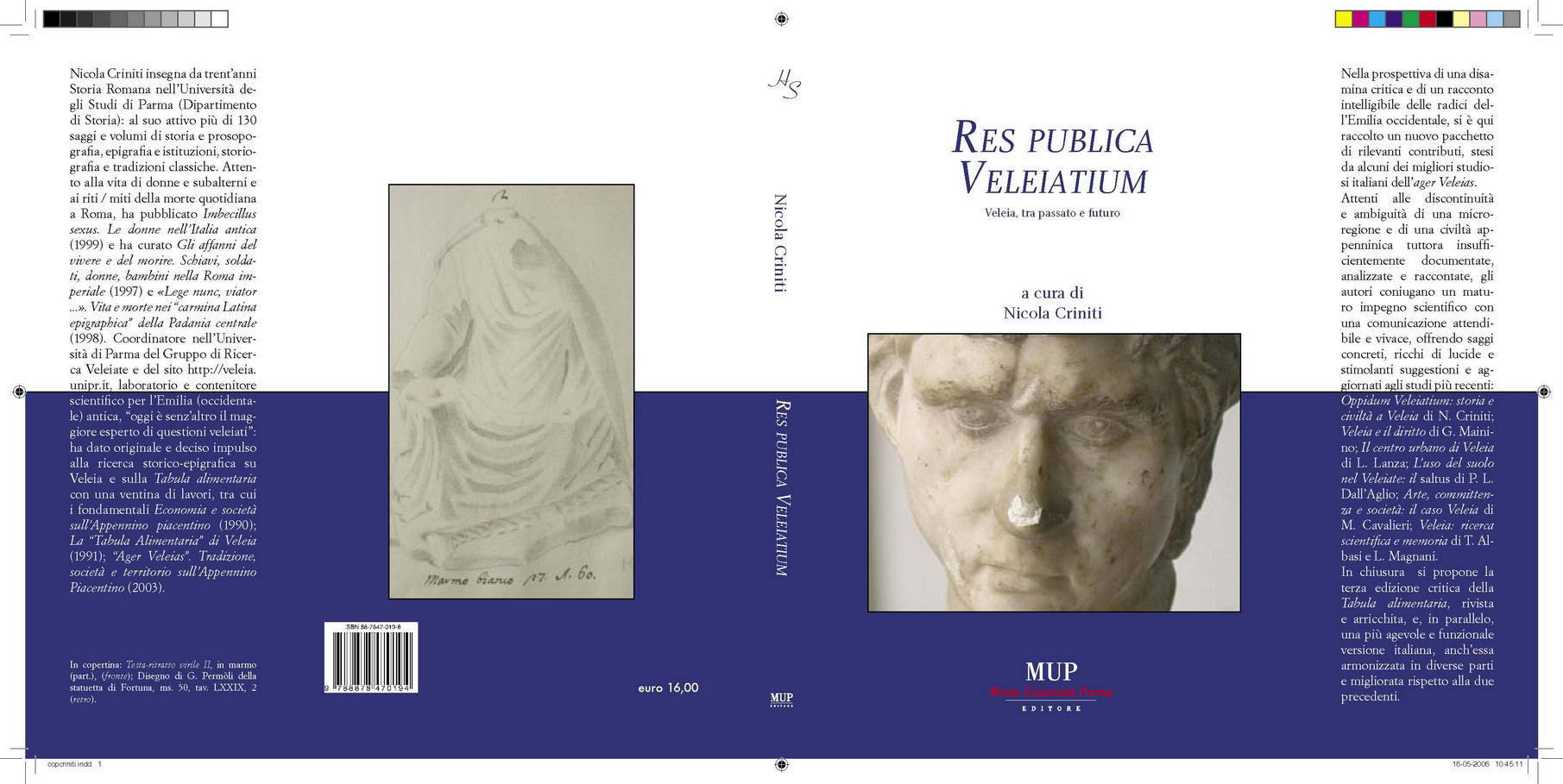 RES PVBLICA VELEIATIVM - VELEIA, TRA PASSATO E FUTURO